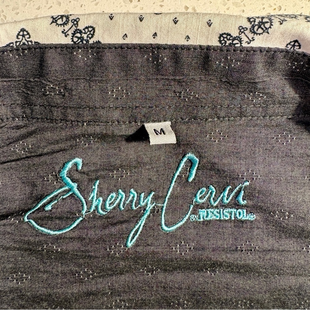 Sherry Cervi by Resistol Western Button-Up Shirt Size Medium - Picture 6 of 7